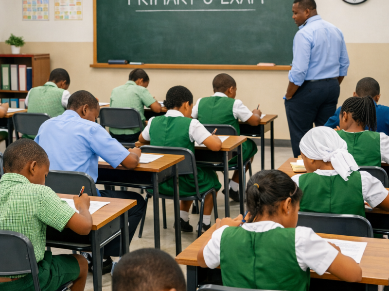 Primary 6 exam hall
